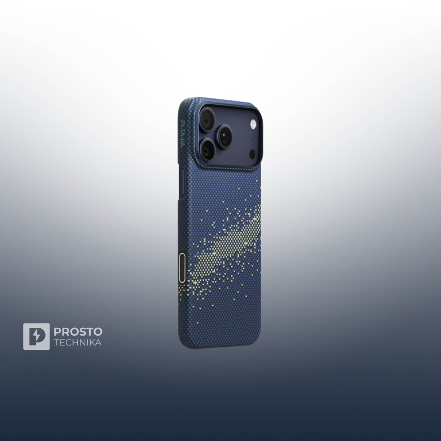 Чехол Pitaka Ultra-Slim Case для iPhone 17 Pro Max - Milky way galaxy